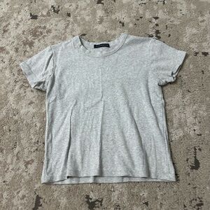 Brandy Melville Gray Short Sleeve T-Shirt